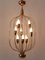 Mid-Century Modern Nine-Flamed Pendant Lamp, Germany, 1950s 2