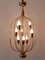 Lampada Mid-Century moderna a nove fiamme, Germania, anni '50, Immagine 7