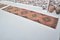 Vintage Modern Orange Hallway Decor Runner Rug 1