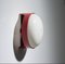 Red and White Noviglio Wall Lamp by Joe Colombo for Cartel, 1968, Image 1