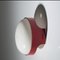 Red and White Noviglio Wall Lamp by Joe Colombo for Cartel, 1968, Image 3