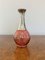 Edwardian Cranberry Glass Wine Decanter, 1910s 3