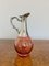 Edwardian Cranberry Glass Wine Decanter, 1910s 5