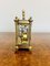 Horloge de Carrosse Victorienne Ornée en Laiton, 1860s 3