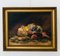 K. Haeuser, Nature Morte aux Pommes, Poires et Raisin, óleo sobre lienzo, enmarcado, Imagen 2