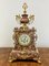Victorian French Ornate Marble Clock Set, 1860s, Set of 3 7