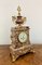 Victorian French Ornate Marble Clock Set, 1860s, Set of 3 5
