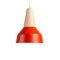 Lámpara colgante Eikon Basic en rojo amapola de fresno de Schneid Studio, Imagen 1