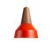 Eikon Basic Poppy Red Pendant Lamp in Walnut from Schneid Studio 1