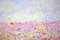 Iryna Kastsova, Pink Flower Field, 21st Century, Acrylic on Canvas 2