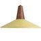 Eikon Shell Pendant Lamp in Olive and Walnut from Schneid Studio 1