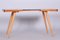 Coffee Table in Beech & Glass attributed to Interier Praha, 1960s 2