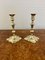 Queen Ann Brass Candlesticks, 1700s, Set of 2 5