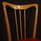 Chaises en Bois Exotique et Faux Cuir, Italie, 1960, Set de 6 3