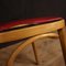 Italian Chairs in Exotic Wood and Faux Leather, 1960, Set of 6 7