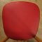 Italian Chairs in Exotic Wood and Faux Leather, 1960, Set of 6, Image 10