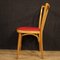 Italian Chairs in Exotic Wood and Faux Leather, 1960, Set of 6 2