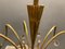 Lámpara de araña de latón de Stilnovo, años 50, Imagen 10