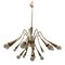 Brass Chandelier from Stilnovo, 1950s, Image 1