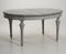 Antique Gustavian Style Extention Table with Four Leaves & Apron 1