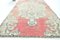 Vintage Oushak Pale Red Rug 6