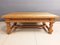 French Rustic Coffee Table in Oak, 1960s, Image 1