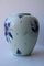 Blue Porcelain Vase with Windmill and Flowers from Delft, Holland, Image 3