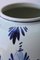 Blue Porcelain Vase with Windmill and Flowers from Delft, Holland 6