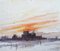 Herberts Mangolds, Sunset, 1970, Watercolor on Paper, Image 1