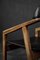 Vintage Mid-Century Scandinavian Geometric Office Chair in Mahogany, 1960s, Image 11