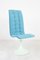 Stuhl mit blauem Bezug von Péter Ghyczy, 1960er 2