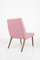 Mid-Century Chair with Pink Upholstery, 1960s 2