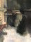 Georges Darel, Paysage animé en bord de Seine, Oil on Canvas, Framed 4