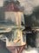 Georges Darel, Paysage animé en bord de Seine, Huile sur Toile, Encadrée 7