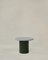 Raindrop 500 Table in Microcrete and Moss Green by Fred Rigby Studio, Image 1