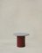 Raindrop 500 Table in Microcrete and Terracotta by Fred Rigby Studio, Image 1