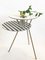 Tavolfiore Side Table in White Stripes Pattern by Tokyostory Creative Bureau 2