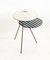 Tavolfiore Side Table in White Stripes Pattern by Tokyostory Creative Bureau 7