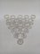 White Wine Glasses in Baccarat Crystal, 1870s, Set of 15 6
