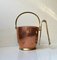 Swedish Modern Ice Bucket and Tong in Copper and Brass by Mitab Karlshamn, 1950s, Set of 4 3