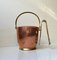 Swedish Modern Ice Bucket and Tong in Copper and Brass by Mitab Karlshamn, 1950s, Set of 4, Image 3