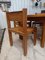 Elm and Leather Chairs, 1960s, Set of 4, Image 2