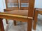 Elm and Leather Chairs, 1960s, Set of 4 13