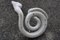 Italian White Ceramic Sculpture Snake by Tommaso Barbi, 1970 4