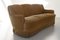 Vintage Danish Velvet Banana Sofa, 1940s, Image 2