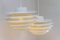 Plafonniers Verona 485 Vintage Scandinave par Sven Middelboe pour Lyfa, 1990s, Set de 2 9