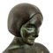 Delassement di Max Le Verrier Reggilibri Art Déco Sculptures Reading Ladies, 2023, set di 2, Immagine 9
