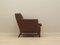 Danish Brown Leather Armchair, 1960s 9