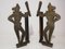 Vintage Harlequin Brass Handles, Italy, 1950s, Set of 2 1