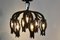 Italian Black Glass Chandelier by Barovier & Toso, Image 13